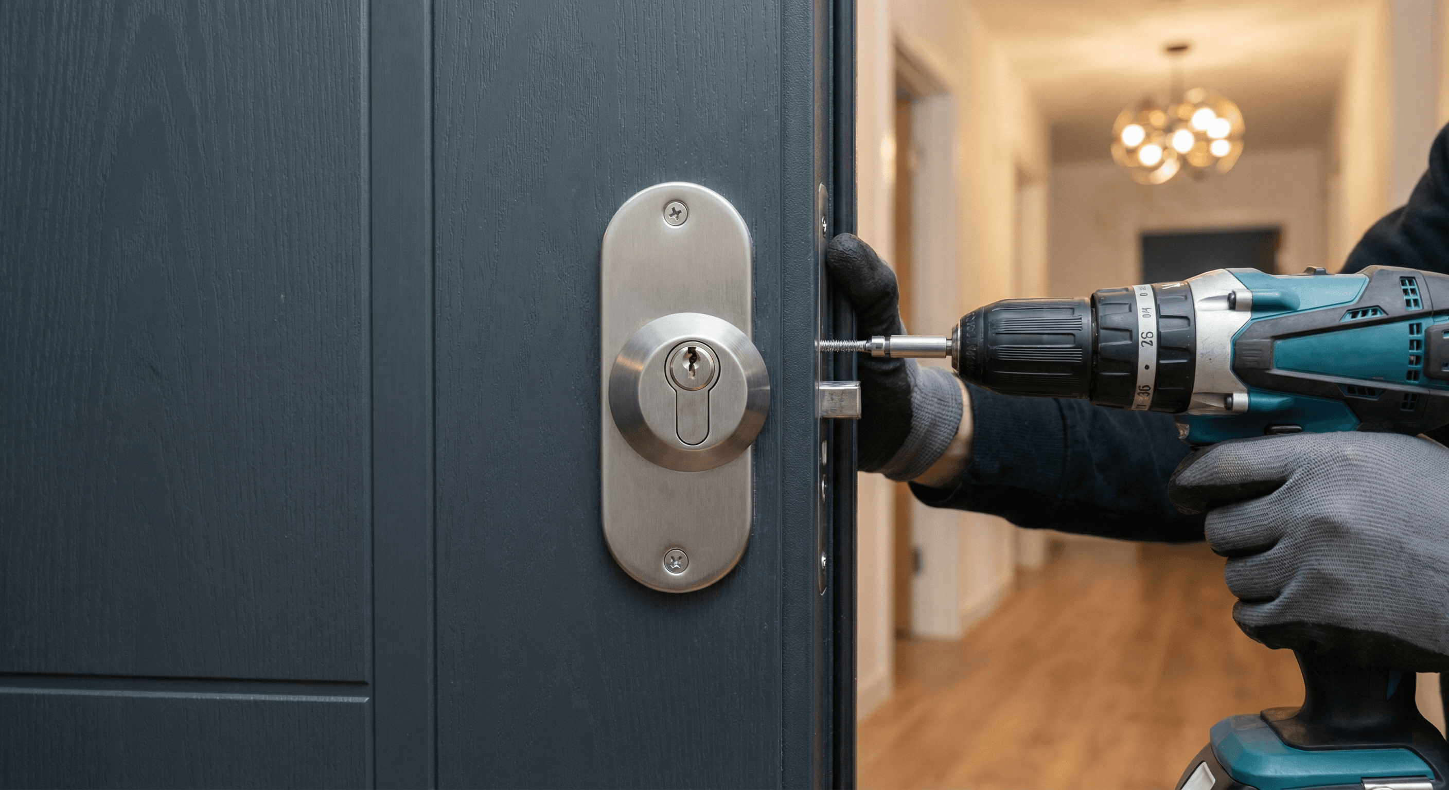 Verrouillage haute securite pour porte blindee a Antony